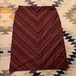 Beautiful Multi Colored MIDI Skirt